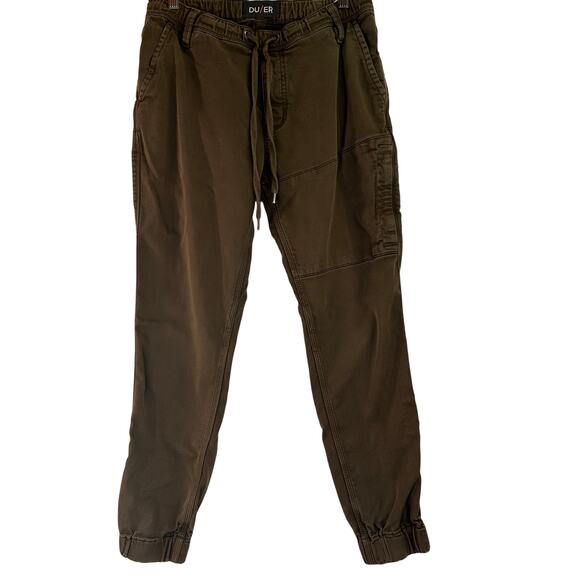DU/ER Men's N2X Green Relaxed Taper Joggers Pants Size 31 - Picture 1 of 8